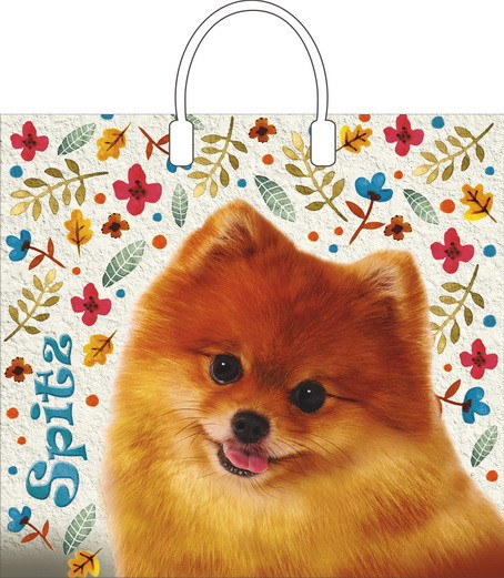 Пакет полиэтилен с пл.ручками 37*34 "Шпиц" (25)