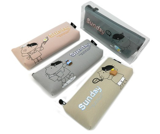 Пенал CP-36/CO-74 "Воскресный котик" косметичка, текстиль, на молнии, цвета ассорти, в упаковке ПВХ (1/1/288) Пенал CP-36/CO-74 "Воскресный котик" косметичка, текстиль, на молнии, цвета ассорти, в упаковке ПВХ (1/1/288)