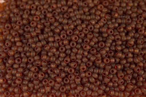 Бисер "ASMAR" размер №6, вес: 50 г, коричневый матовый