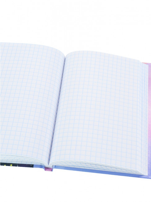 Записная книжка А6 80л клетка "Девушка и астрология", 7БЦ, склейка, Проф-Пресс/80-6462 (20)