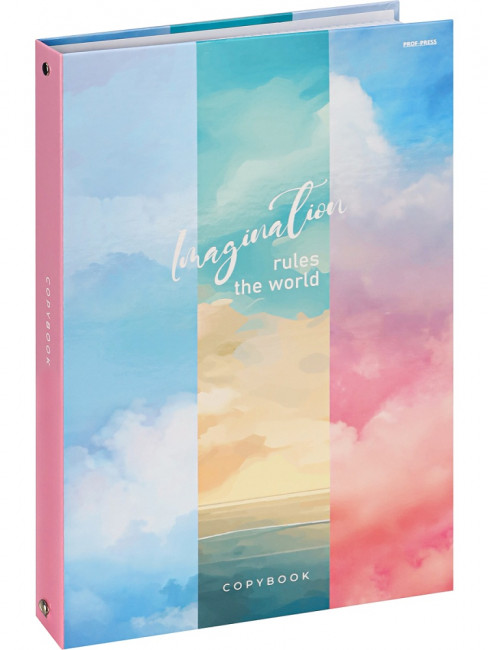 Тетрадь А4 120 клетка "Разное небо", на кольцах, Проф-Пресс/120-1553 (8) Тетрадь А4 120 клетка "Разное небо", на кольцах, Проф-Пресс/120-1553 (8)