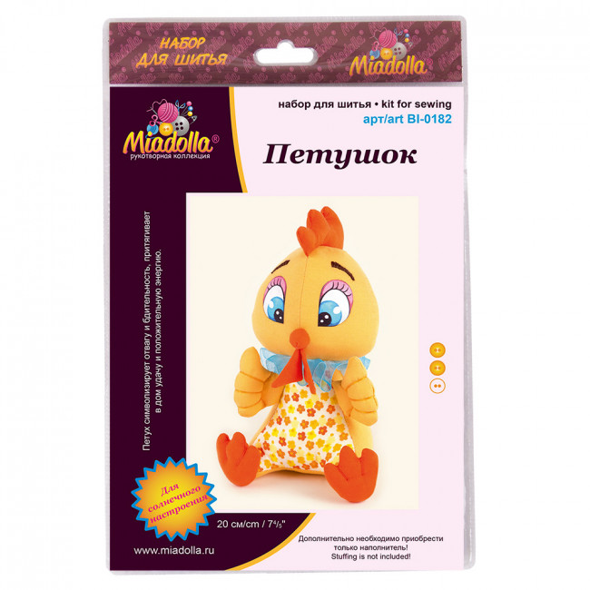 Набор для изготовления игрушки "Петушок" Miadolla (BI-0182)