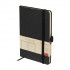 Бизнес - блокнот А5 80л линия "City", сшивка, черный, BV/3-698/02 (20)