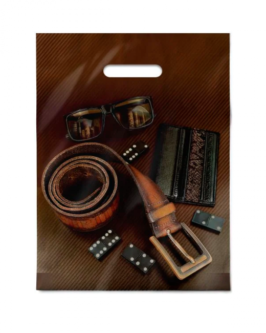 Пакет ПВД (30*40) 30 мкм "Домино" с вырубной ручкой (50/500)