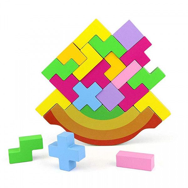 Деревянная игрушка "Баланс-тетрис", Asmar