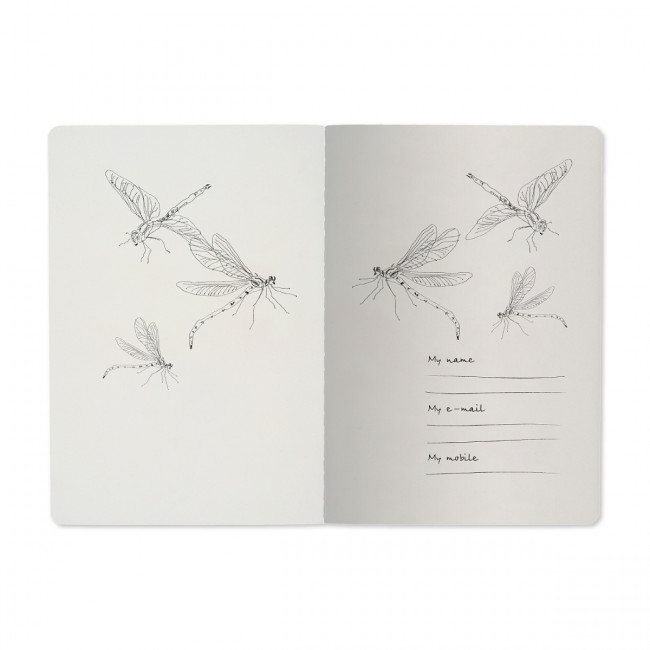 Тетрадь 40 клетка "Dragonfly" сшивка, BV/7-40-001/04 (24)