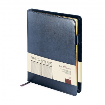 Ежедневник полудатированный А5 192л "Profy", синий, BV/3-073/01 (20)