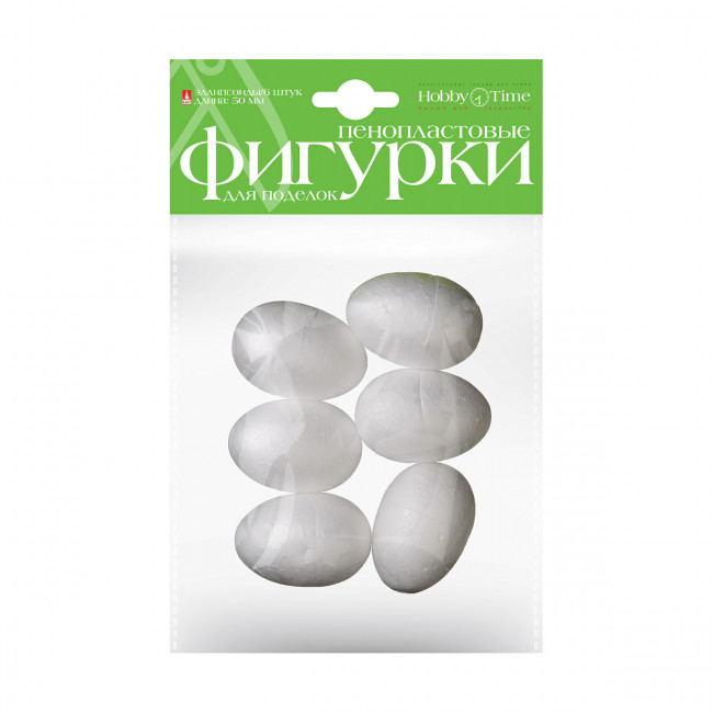 Пенопластовые фигурки 50мм "Эллипсоиды", 6шт, BV/2-203/02
