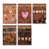 Блокнот А6 40л клетка "Sweet Life", 5 видов ассорти, BV/3-40-724 (50)