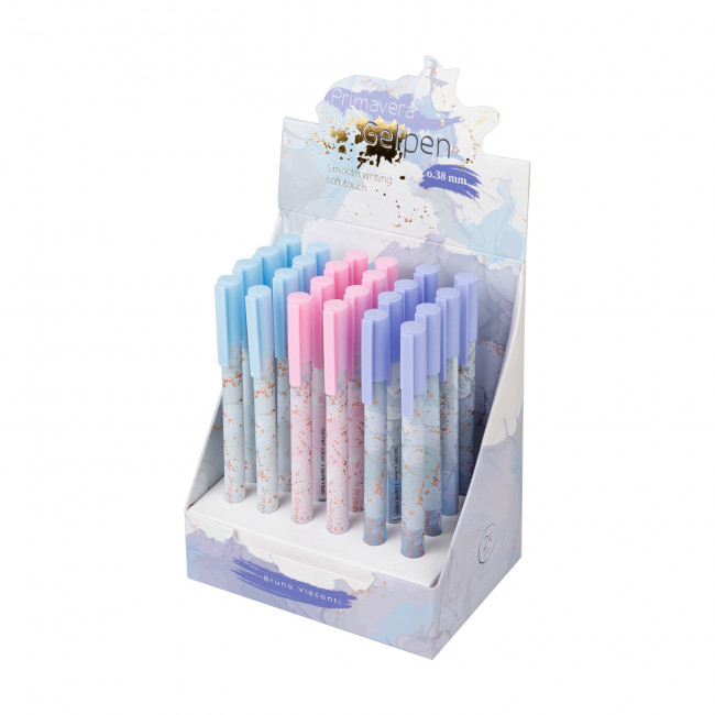 Ручка гелевая 0,38мм синяя "Primavera", BV/20-0305/70 (24)