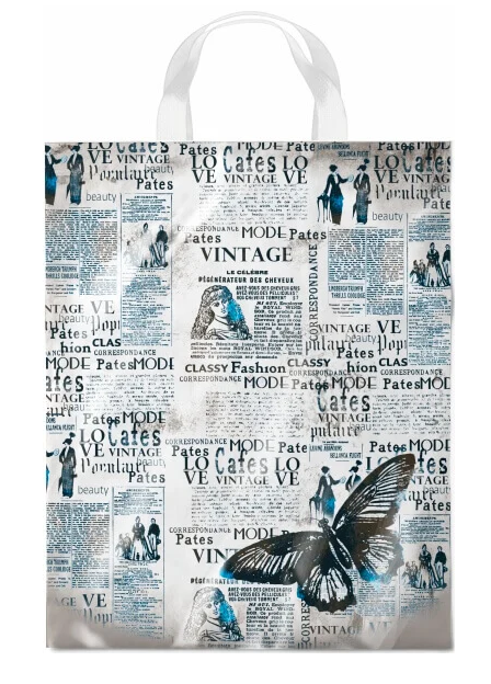 Пакет 28*35 ПВД "Виньетка" с петлевой ручкой (25/500) Пакет 28*35 ПВД "Виньетка" с петлевой ручкой (25/500)