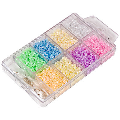 Набор бисера для рукоделия ассорти мат.крашенный, Zlatka/SNB №5 Набор бисера для рукоделия ассорти мат.крашенный, Zlatka/SNB №5