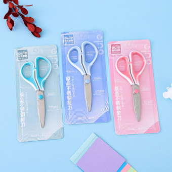 Ножницы 150 мм нержавеющая сталь, с анатомическими прорезиненными ручками, OULE/OL-8299 (24)