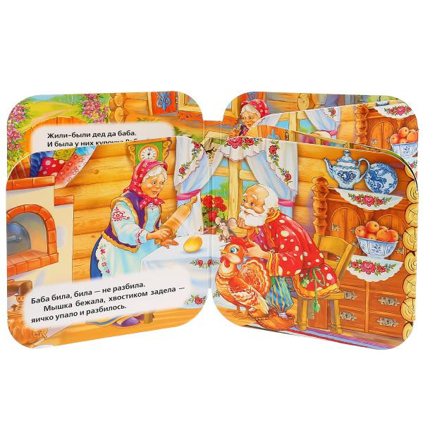 Книжка-гармошка «Курочка Ряба». Формат: 135х130мм 12стр, Умка Книжка-гармошка «Курочка Ряба». Формат: 135х130мм 12стр, Умка