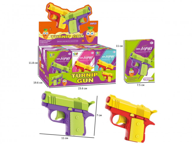 Пистолет 11х7 см,Рыжий Кот/Y15283328 (18)