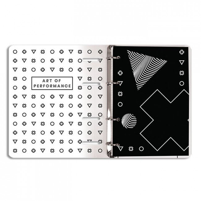 Тетрадь А5 120л клетка, на кольцах, со см. блоком, MINDBENDING  GRADIENT LOREX/ LXNBCL-MB (10)