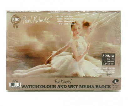 Скетчбук А5 (135х195мм) 20л. "Балерина" акварельная бумага, среднезернистая, 300гр/м,  склейка по 4 сторонам, Paul Rubens  №E30032 (1/1/20) Скетчбук А5 (135х195мм) 20л. "Балерина" акварельная бумага, среднезернистая, 300гр/м,  склейка по 4 сторонам, Paul Rubens  №E30032 (1/1/20)