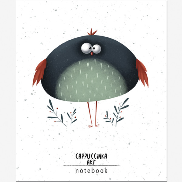 Тетрадь 48 клетка "Птиченьки" скрепка, Полином (40) Тетрадь 48 клетка "Птиченьки" скрепка, Полином (40)