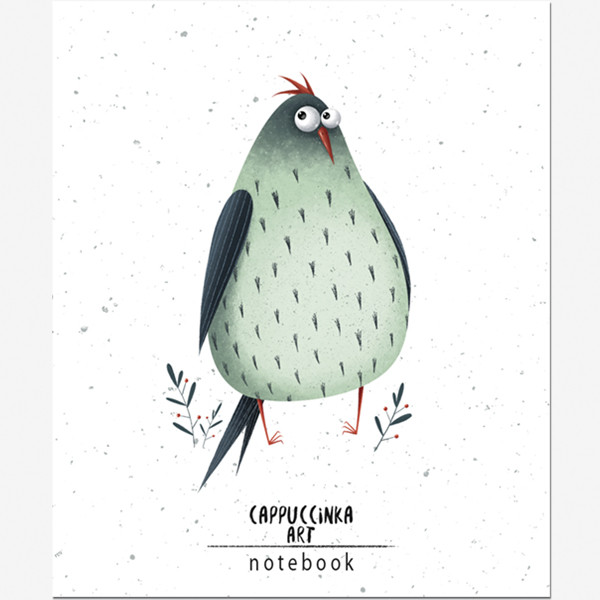 Тетрадь 48 клетка "Птиченьки" скрепка, Полином (40) Тетрадь 48 клетка "Птиченьки" скрепка, Полином (40)