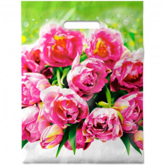 Пакет ПВД (30*40) 30 мкм "Натюрель" с вырубной ручкой (50/1000)