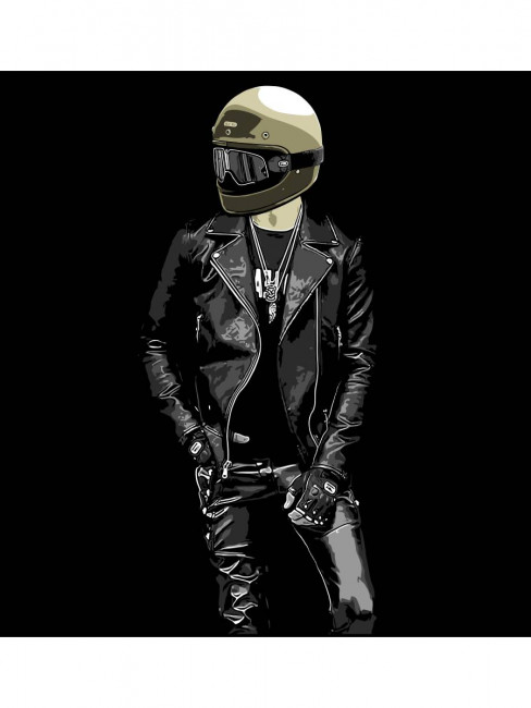 Cкетчбук А5 48л "Парень в шлеме", КБС, MILAND/С48-4191 Cкетчбук А5 48л "Парень в шлеме", КБС, MILAND/С48-4191