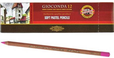 Карандаш 4,2мм пастельный "Gioconda Soft", дамаск розовый, Koh-I-Noor/8820173001KS №173 (12)