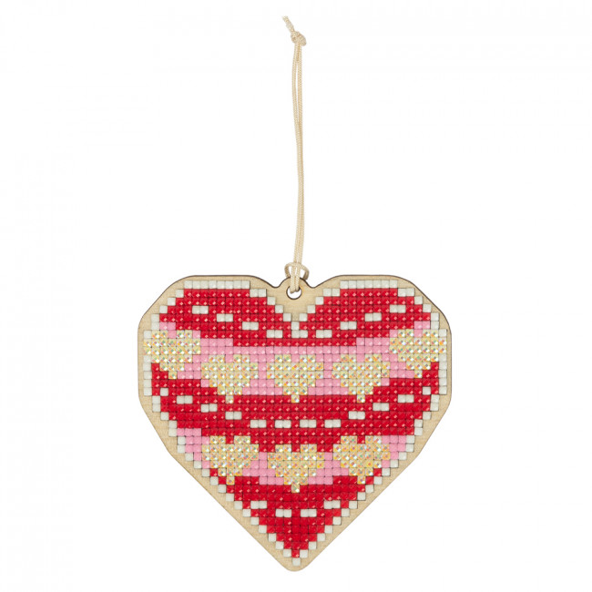 Набор по изготовлению подвески 9 х 8.5см "Сердце", ALVP-001/ФРЕЯ Набор по изготовлению подвески 9 х 8.5см "Сердце", ALVP-001/ФРЕЯ