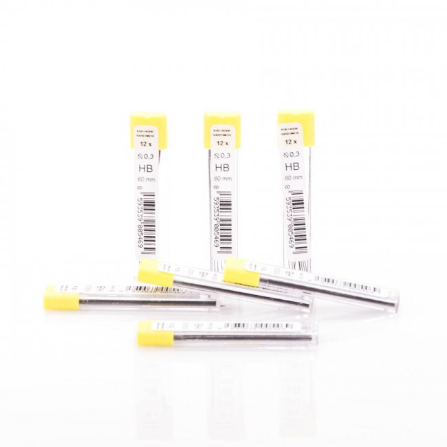 Стержни 2Н для механических карандашей, 12шт. Koh-I-Noor/417202H006PK 2Н