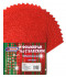 Фоамиран А4 с блеском 10 листов красный
