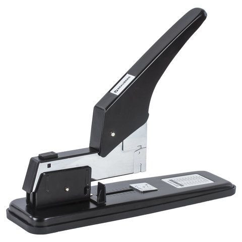 Степлер МОЩНЫЙ №24/6-23/24 металлический BRAUBERG "Heavy duty", до 200 листов, черный Степлер МОЩНЫЙ №24/6-23/24 металлический BRAUBERG "Heavy duty", до 200 листов, черный