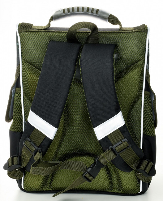 Рюкзак Schoolformat BASIC MONSTER TRUCK 17 л черн. 38х28х16 см жестк. каркас 1 отд. молния д/мальчиков