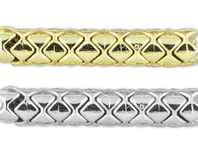 Бусина 10 x 6мм под золото,  пластик, Zlatka/BLA-12 (золото)