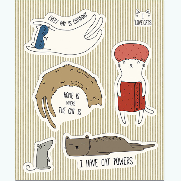 Тетрадь А5 48л клетка "Кото-стикеры" скрепка, выбор. УФ, Полином/3112(40) Тетрадь А5 48л клетка "Кото-стикеры" скрепка, выбор. УФ, Полином/3112(40)