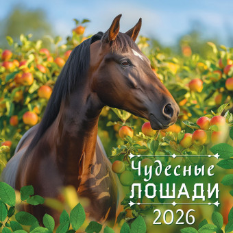 Календарь на скрепке 2026г "Чудесные лошади", БПК-26-007 (10)