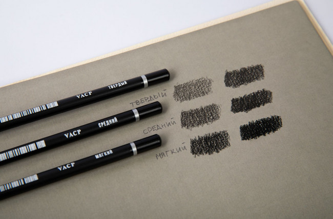 Карандаш угольный мягкий VISTA-ARTISTA/ VACP м