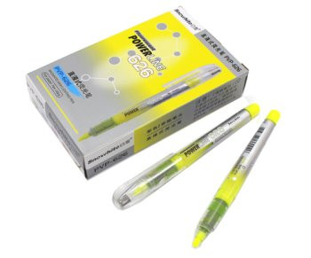 Маркер выделитель  BX-3 "Флуоресцентный" Желтый, скошенный 1-3мм, с жидкими чернилами, в к/кор PVP-626 (12/864)