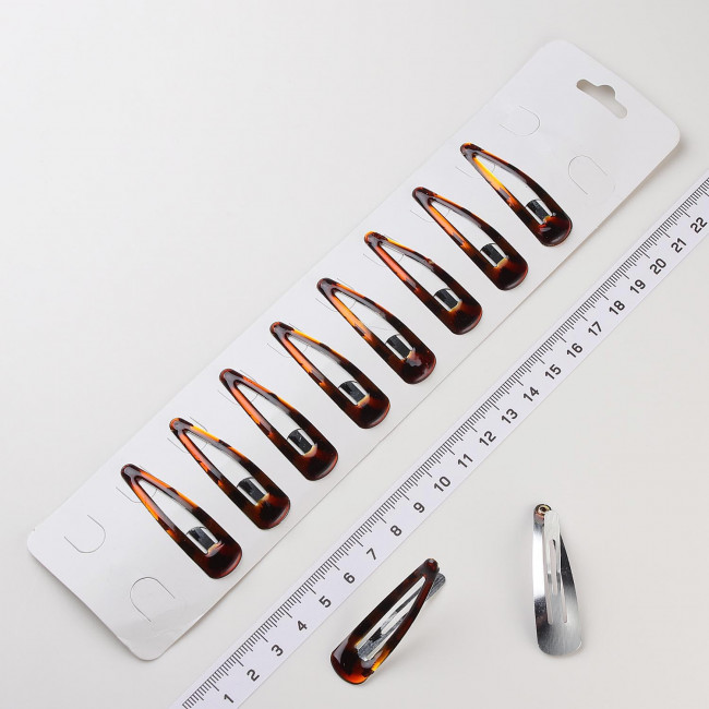 Заколка клик-клак, 10шт,16-67