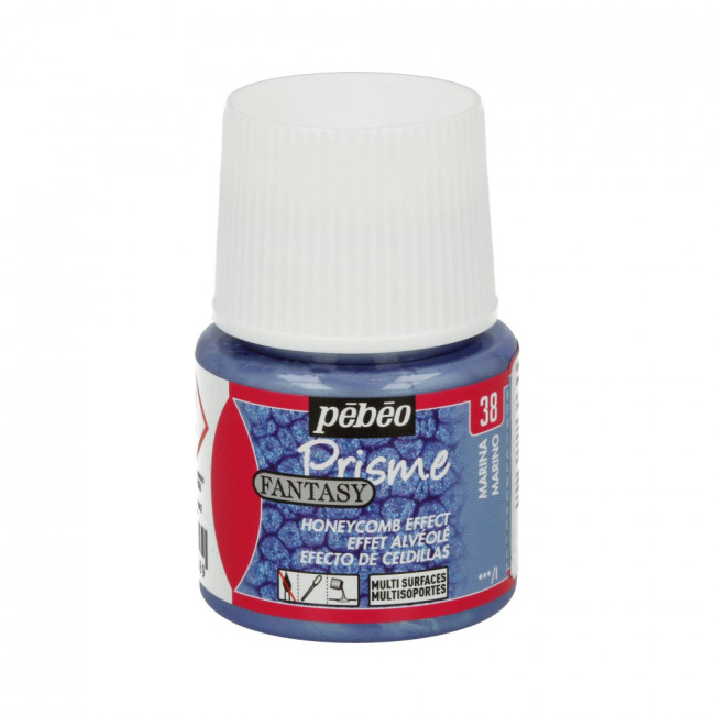 Краска 45мл с фактурным эффектом, синий морской, Fantasy Prisme PEBEO/166038