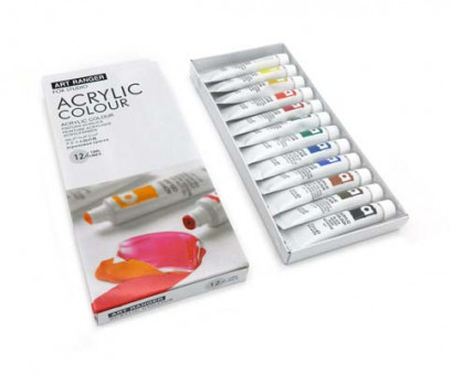 Краска акрил.12мл 12 цв.в тюбиках в картонной коробке MAGI-WAP, CC-38/BZ-57 (1/6/48) Краска акрил.12мл 12 цв.в тюбиках в картонной коробке MAGI-WAP, CC-38/BZ-57 (1/6/48)