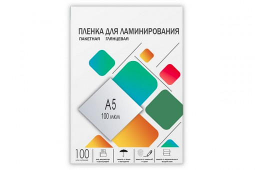 Пленка для ламинирования 154х216, 100мкр, глянцевая, 100 шт, Гелеос/LPA5-100
