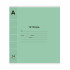 Тетрадь 24 линия «Зелёный пастель» скрепка, обложка пластик (20/160)