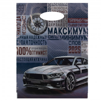 Пакет ПВД (30*40) 30 мкм "Оптимист" с вырубной ручкой (50/1000)