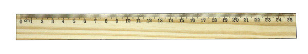Линейка 25 см деревянная, Asmar/AR-3112