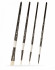 Набор кистей CREATIVE White Taklon  белая синтетика, 4шт, Pinax/set20-4pc