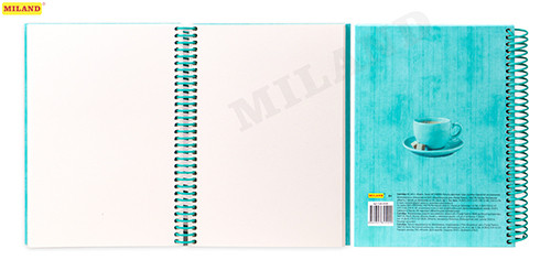 Скетчбук "Кофе" (А5, 64л, 100г, 7БЦ, спираль слева) С64-4500