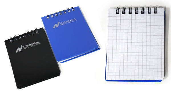 Блокнот А7  на гребне, пластиковая обложка, Asmar (10)