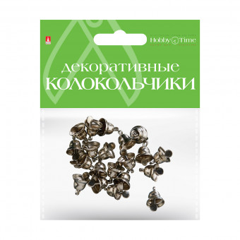 Колокольчики d 10мм серебряные, №01, BV/2-403/01