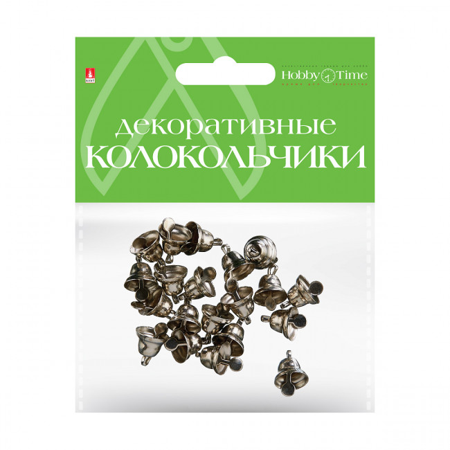 Колокольчики d 10мм серебряные, №01, BV/2-403/01 Колокольчики d 10мм серебряные, №01, BV/2-403/01