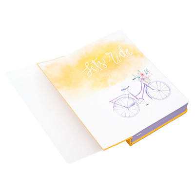 Записная книжка «Bike» желтая, 10*16, линейка Записная книжка «Bike» желтая, 10*16, линейка