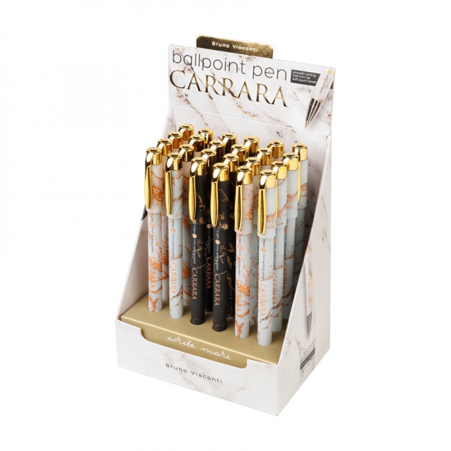 Ручка шариковая 0,38мм синяя "Carrara", BV/20-0204/61 (24)